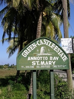 Green Castle Estate Sign