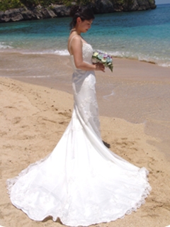 Bride on Reggae Beach